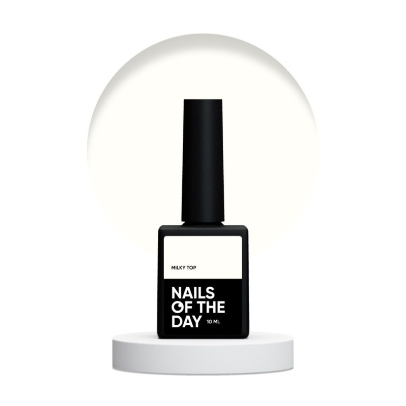 NAILSOFTHEDAY Milky top, 10 ml NAILSOFTHEDAY Milky top, 10 ml