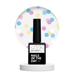 NAILSOFTHEDAY Party top matte, 10 ml